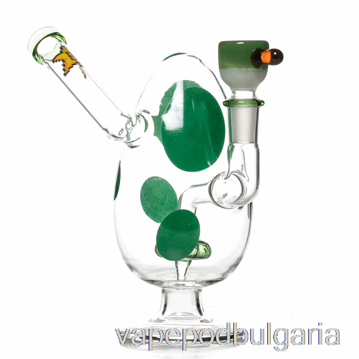 Vape Bulgaria Hemper Spotted Egg Bong Green